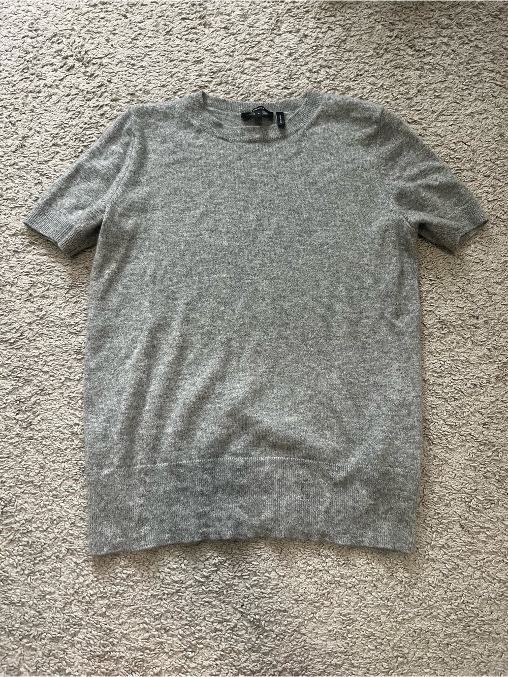 Theory Women's Short Sleeve Cashmere Sweater Tee